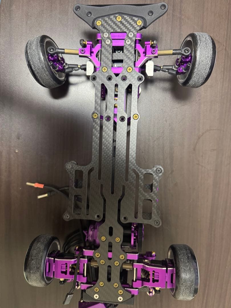 Yokomo RCラジコン YD-2sxⅡ改sxⅢ パープルフルカスタム