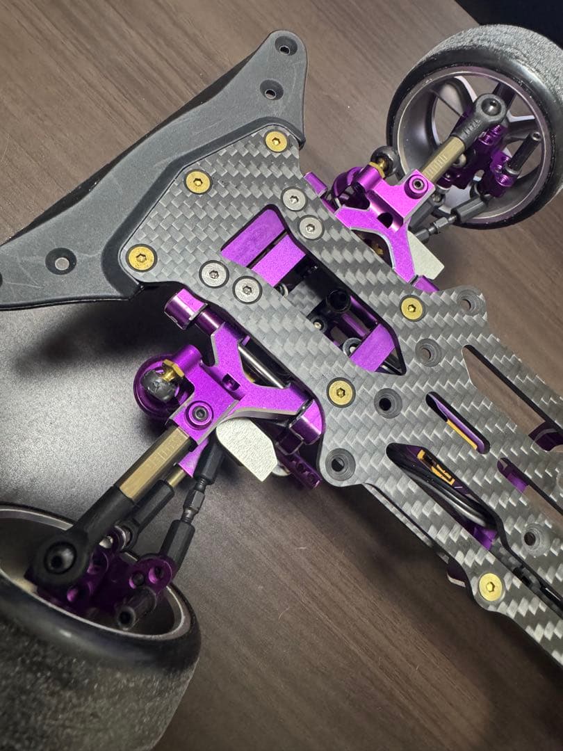 Yokomo RCラジコン YD-2sxⅡ改sxⅢ パープルフルカスタム