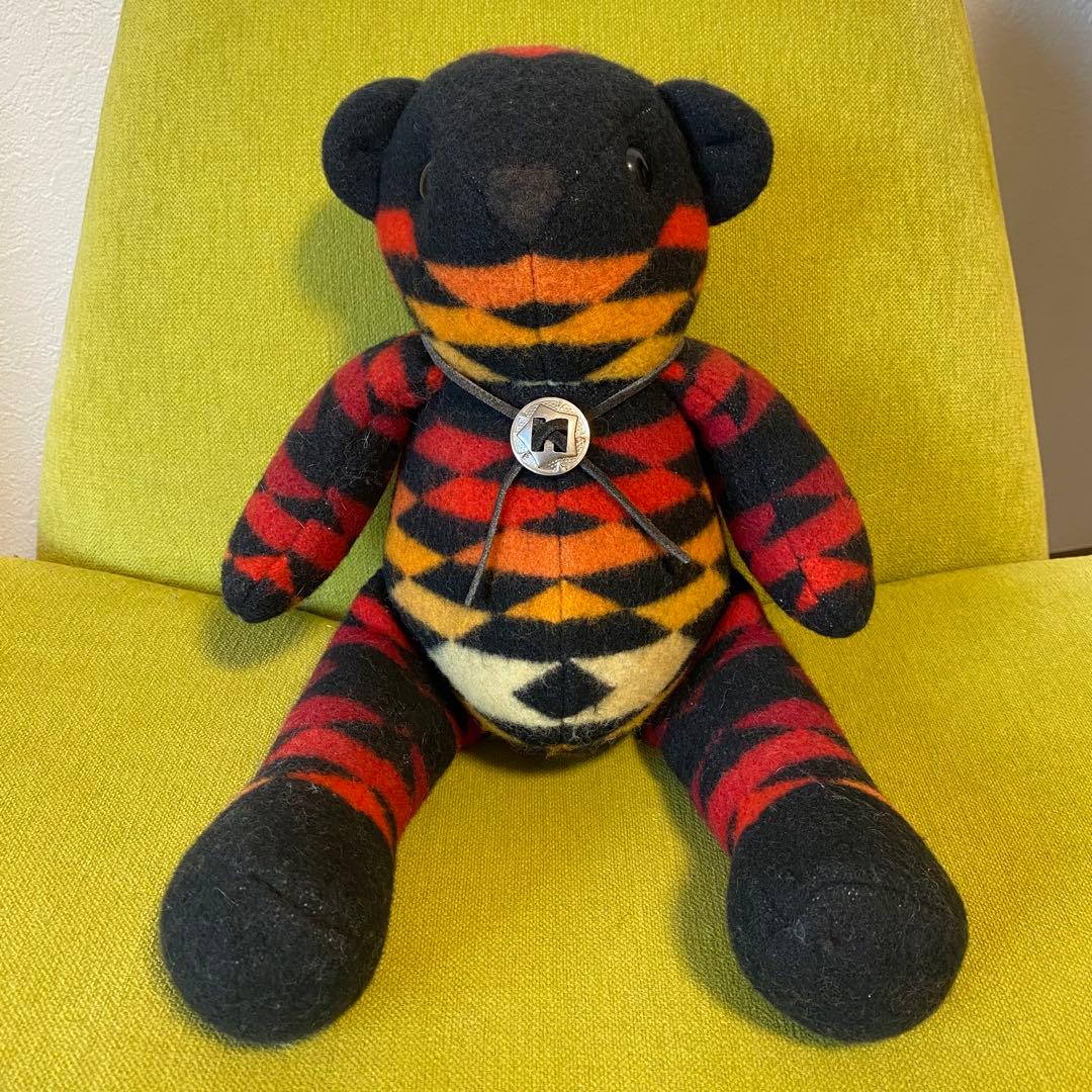 PENDLETON　ペンドルトン　幾何学模様　ベア　ぬいぐるみ　ヴィンテージ