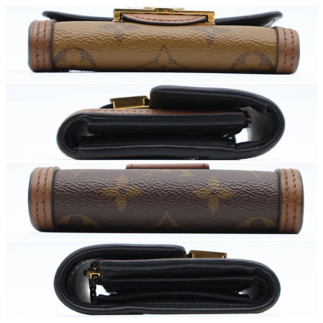 【極美品】ルイヴィトン　ドーフィーヌコンパクト　モノグラムリバース　三つ折り財布