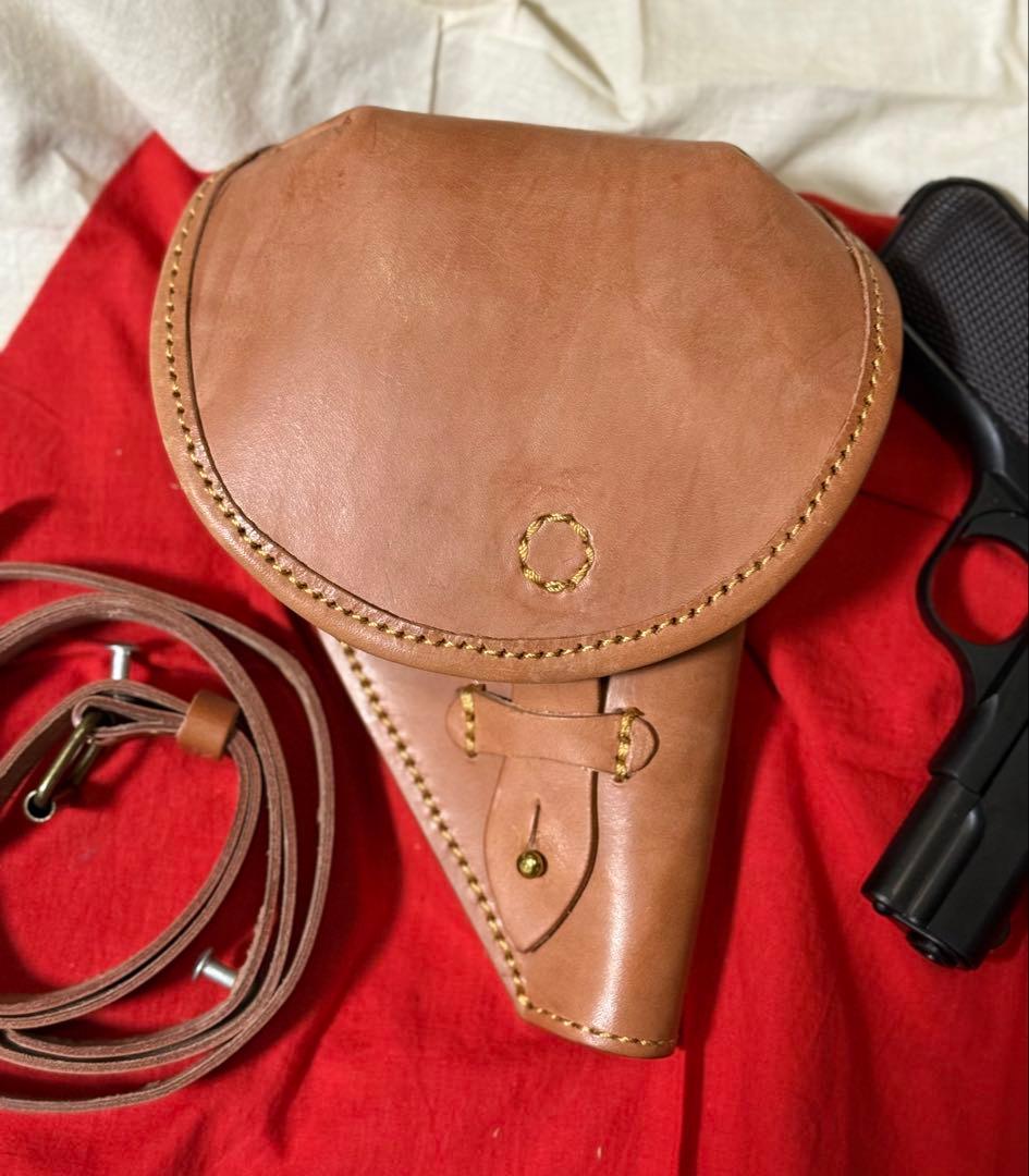 日本軍 将校用 コルト.32オート用拳銃嚢 ホルスター（レプリカ）コスプレ