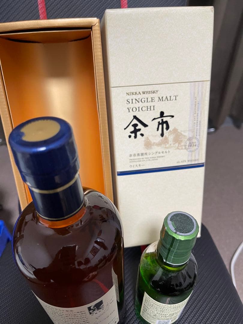 余市シングルモルト 700ml&白州ミニボトルセット