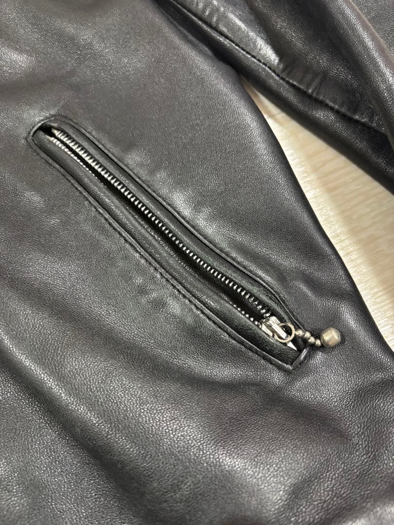 666 シープスキン シングルライダースジャケット 34