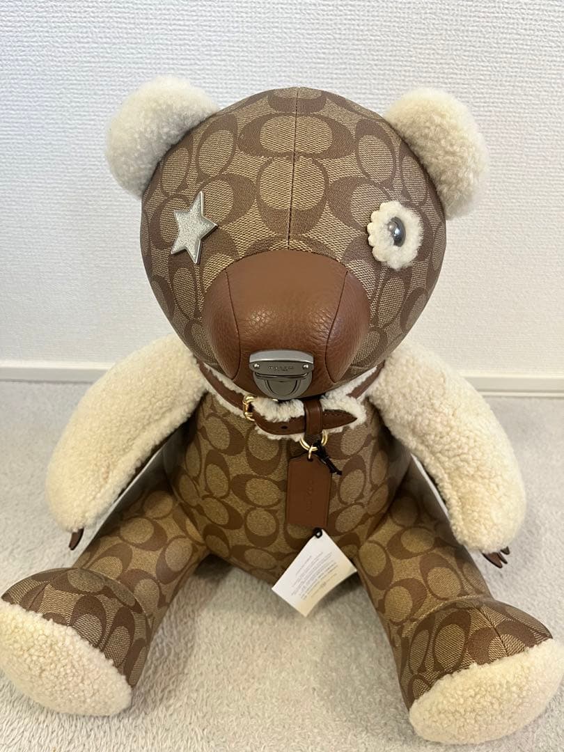 コーチ　COACH くま　ぬいぐるみ　置き物