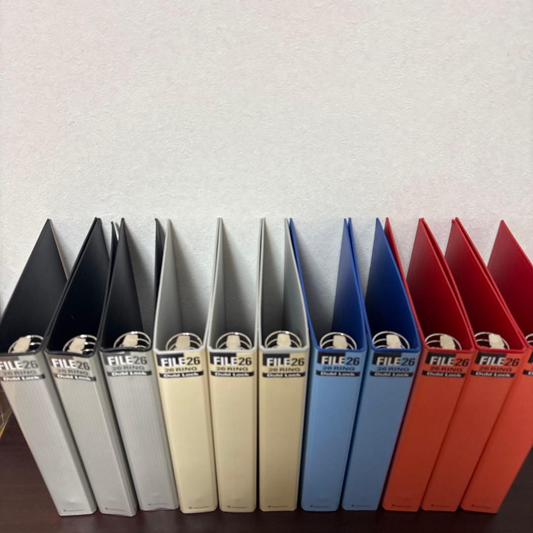 マルマン ファイルB5 26穴250枚 背幅44ｍｍ 11冊