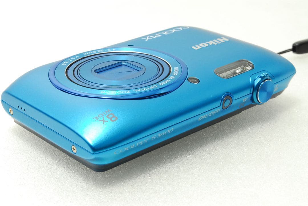 Nikon COOLPIX S3600❤️スマホ転送 動作確認済 ニコン ブルー