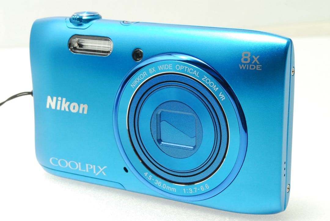 Nikon COOLPIX S3600❤️スマホ転送 動作確認済 ニコン ブルー