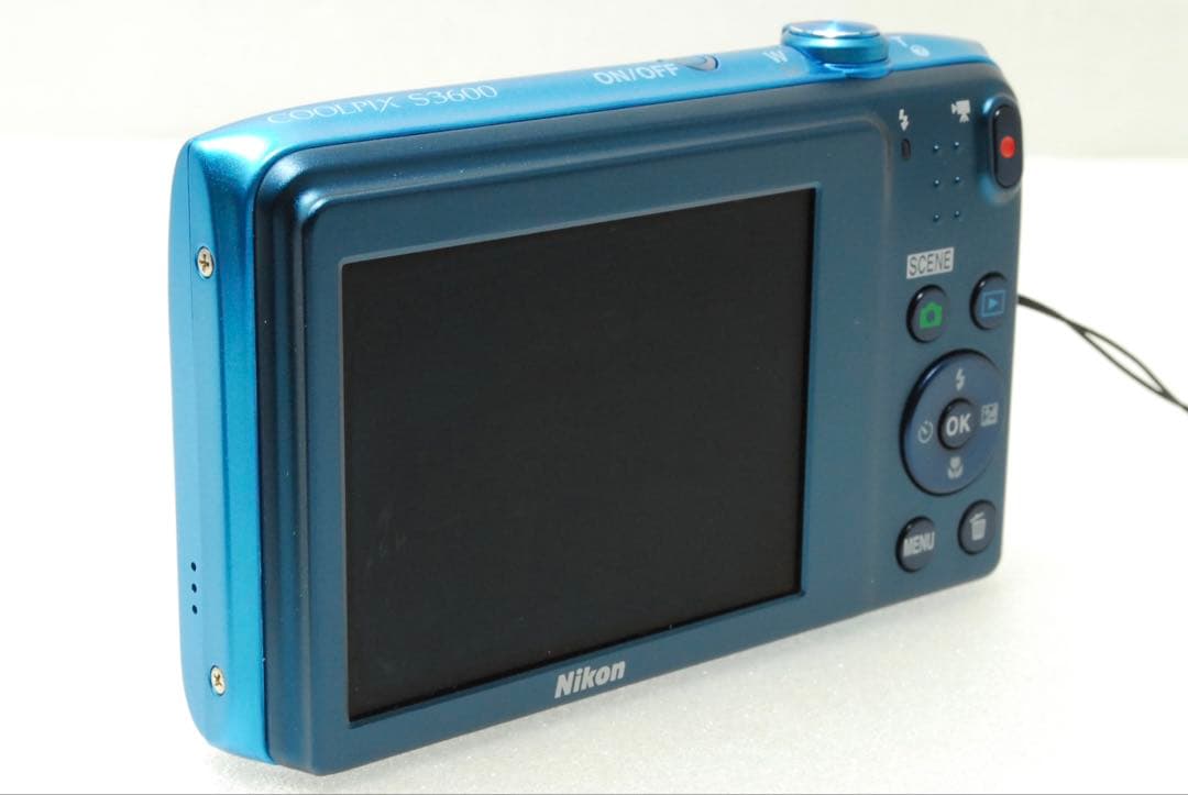 Nikon COOLPIX S3600❤️スマホ転送 動作確認済 ニコン ブルー