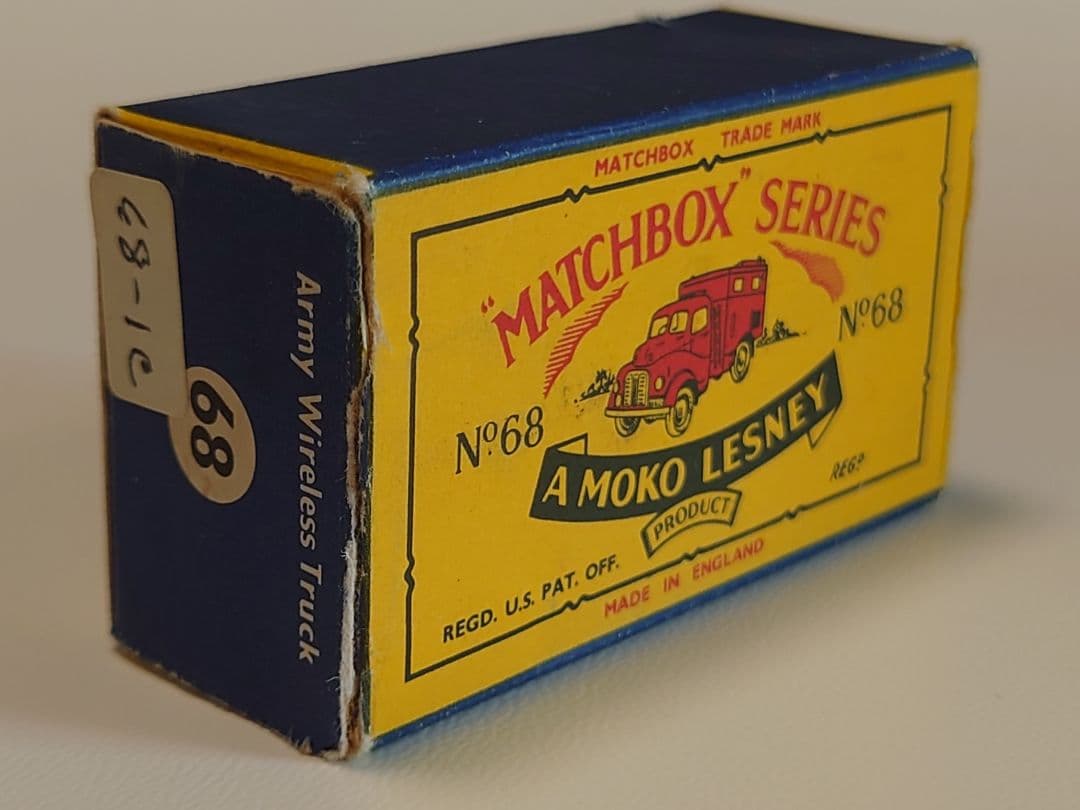 MATCHBOX 　No.68 Army Wireless Truck