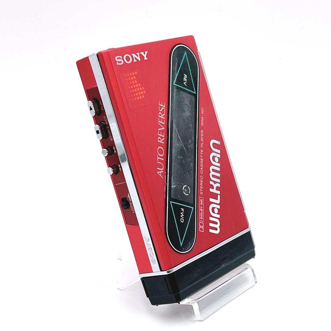 【動作品・音出し確認済】 SONY WM-101 ウォークマン 希少色　再生OK