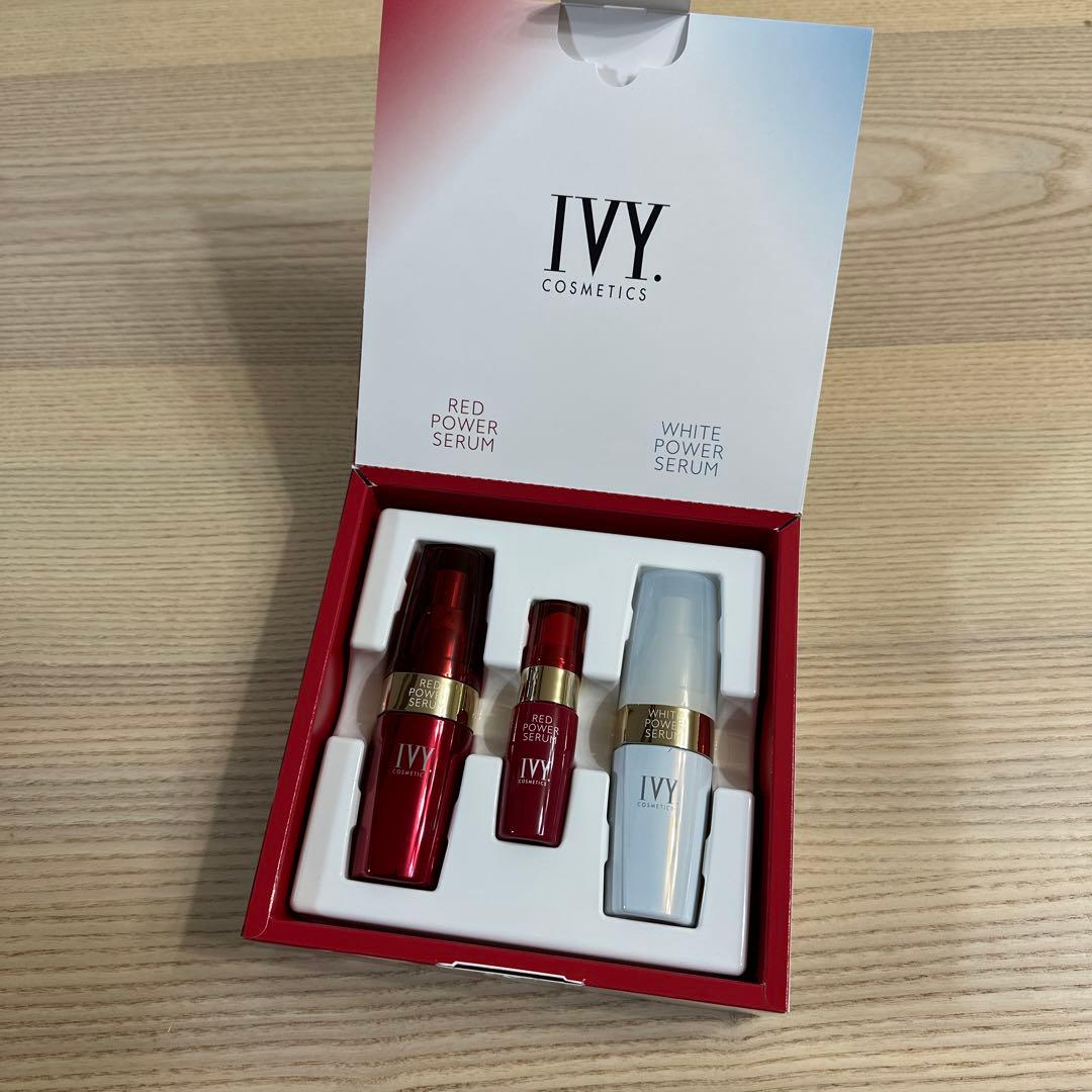 最安限定♪【13mlレッド付】アイビーレッドパワー&ホワイトパワーセラム