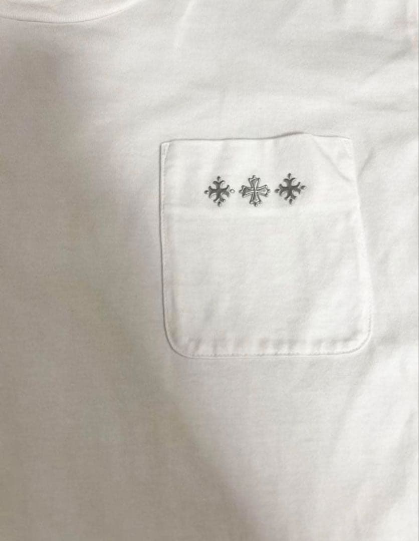 タトラス　2024-25モデル　ホワイト Tシャツ 左胸ポケット付き