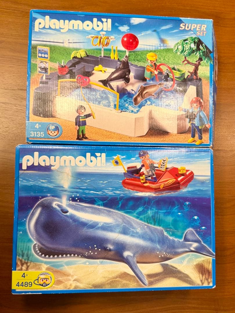 プレイモービル 海の生き物系まとめ売り＋おまけ付き【3135】【4489】