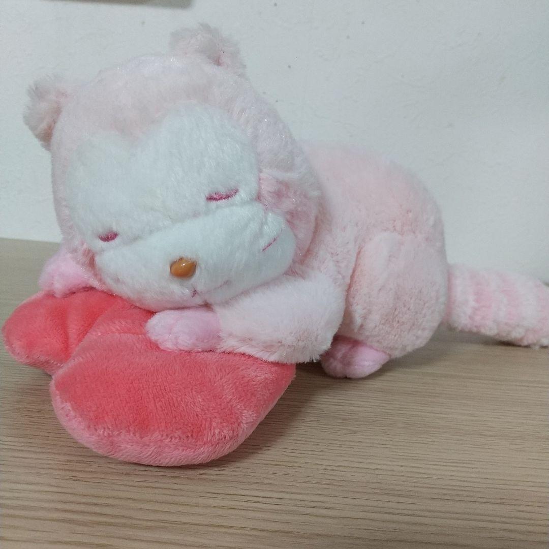 美品　セキグチ　あらいぐまラスカル　ピンク　ぬいぐるみ