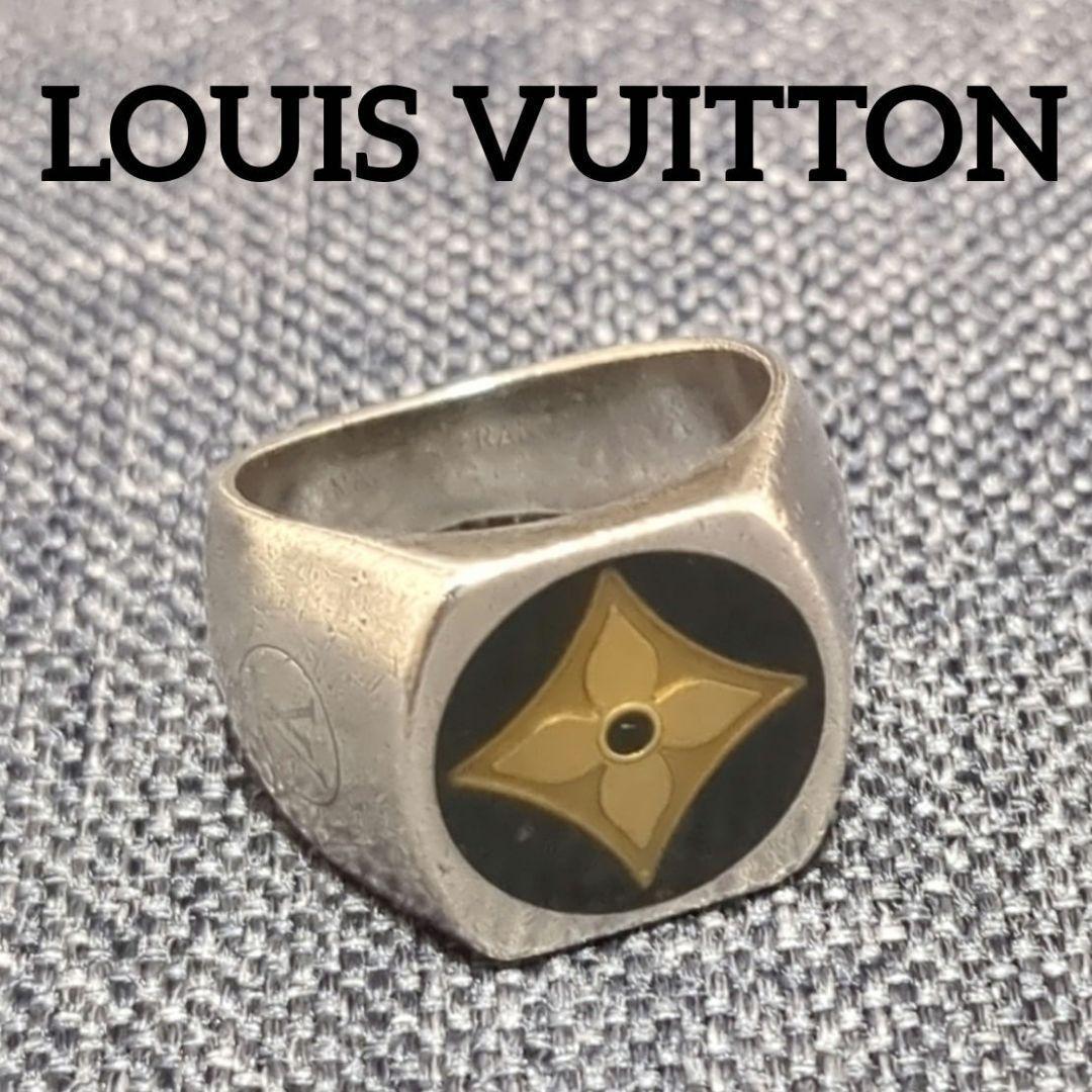 【希少】LOUISVUITTON バーグ・フルール モノグラム リング 16号