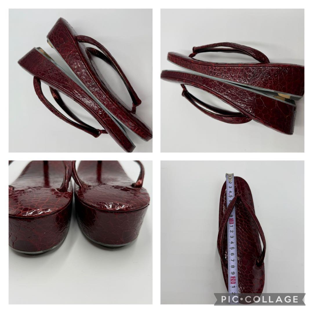 【超美品　未使用級】　激レア　JRA タートルレザー　ハンドバッグ　草履セット