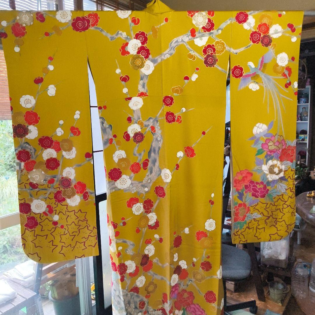 『6点セット』からし色　振袖