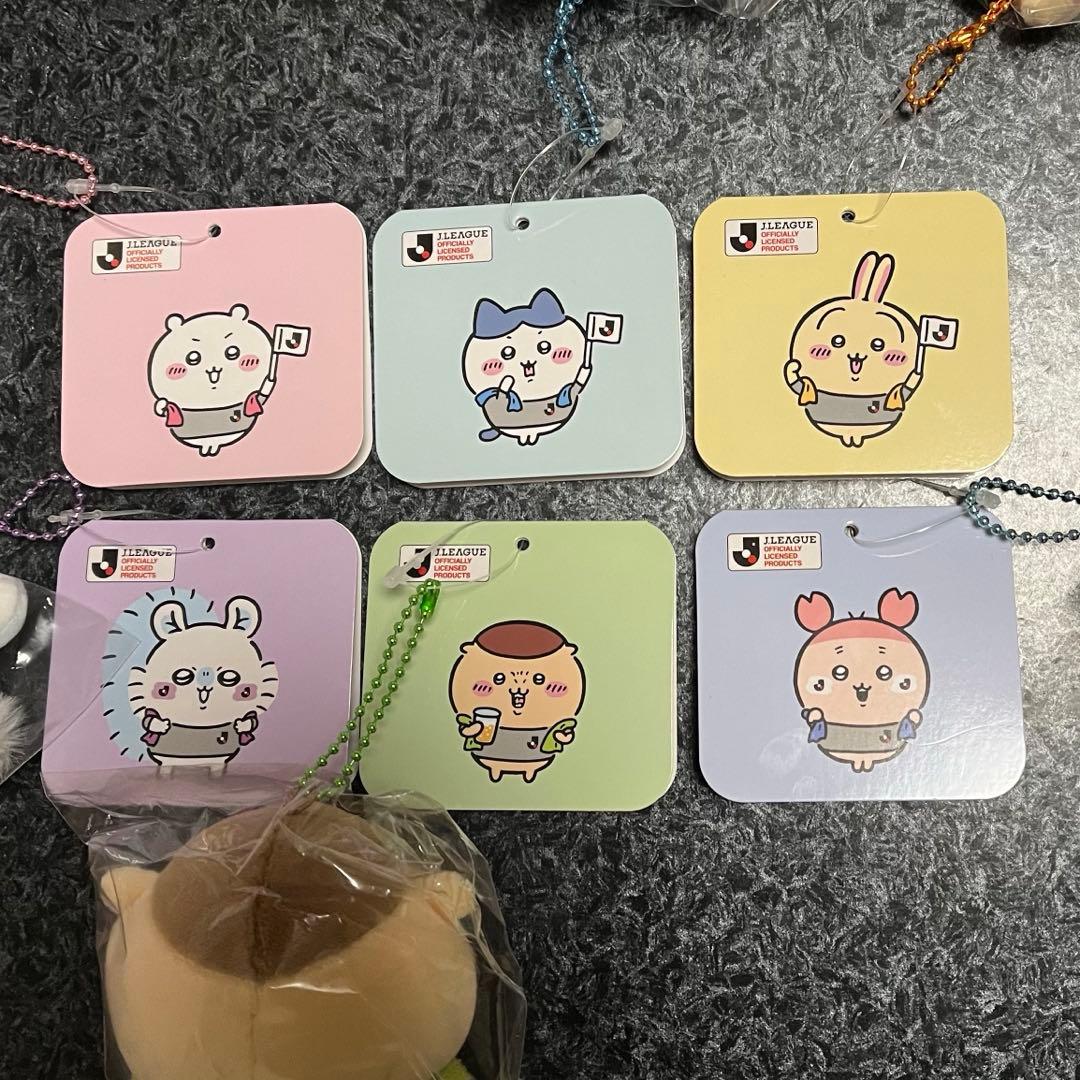 【正規品】 ちいかわ×Jリーグ ユニフォーム マスコット 6個セット