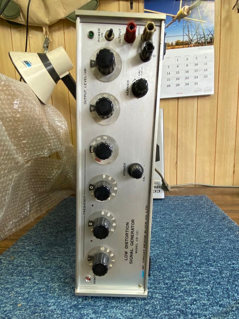 オーディオ　NF CR-131 SGとDM-155A デストーションメーター