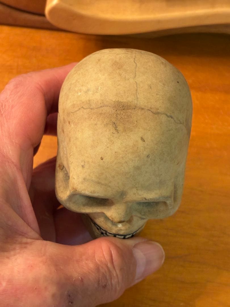 ビンテージ　スカル　髑髏　骸骨　デカンタ　死神　Poison 毒瓶　ホラー