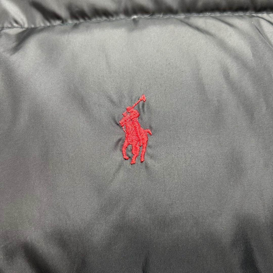 ポロバイラルフローレン　リバーシブル ダウンベスト　ブラック　L