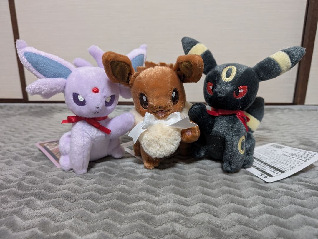 3種セット Eevee Collection　ぬいぐるみ　ブースター　サンダース