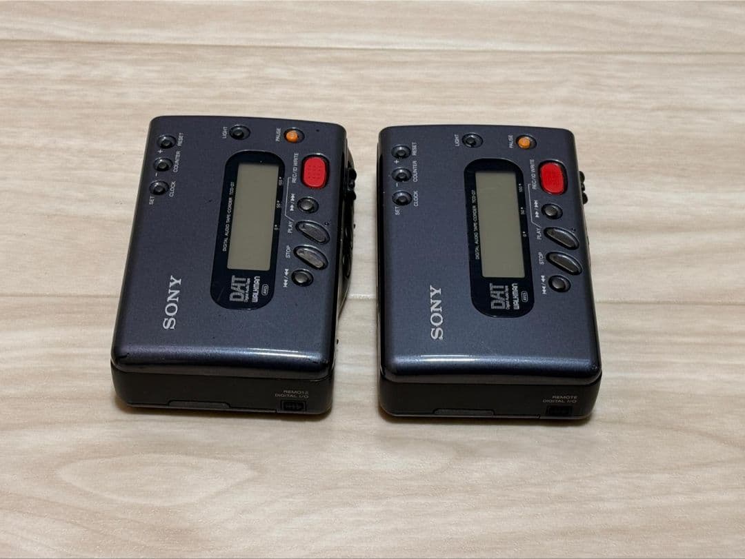 SONY DAT デジタルオーディオテーププレーヤー 2台セットTCD-D7
