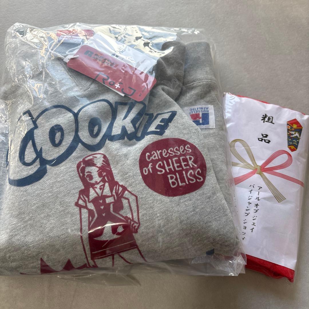 公式完売品　新品タグ付き rofj ビスケ スウェット L タオル付き　クッキィ