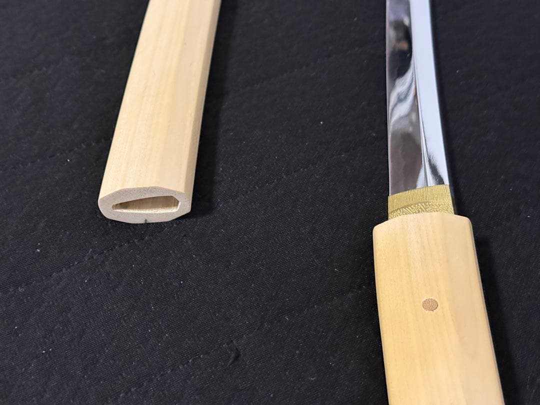 刀　かたな　剣　けん　美品　白鞘　長尺　尾形刀剣　模造刀　模擬刀　舞踊　大衆演劇