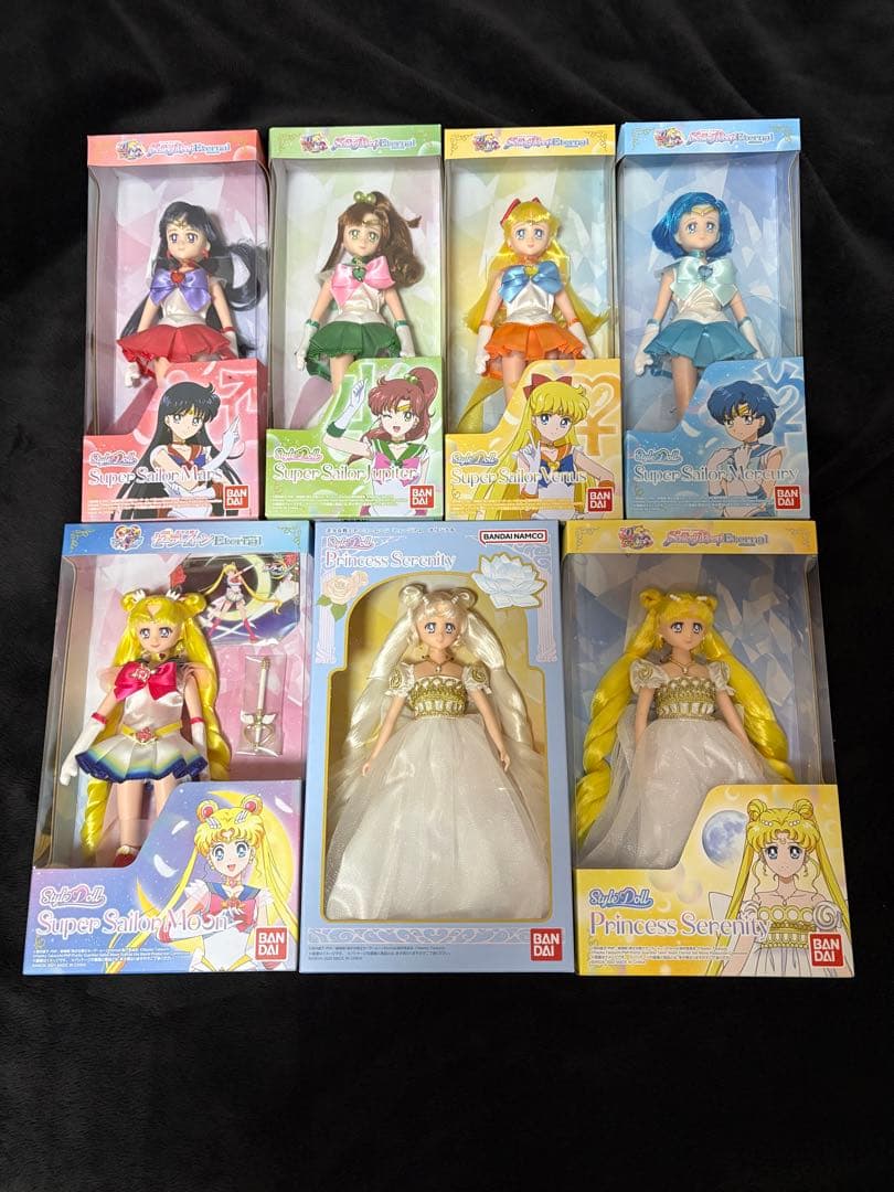 セーラームーン スタイルドール フィギュア 7体セット StyleDool