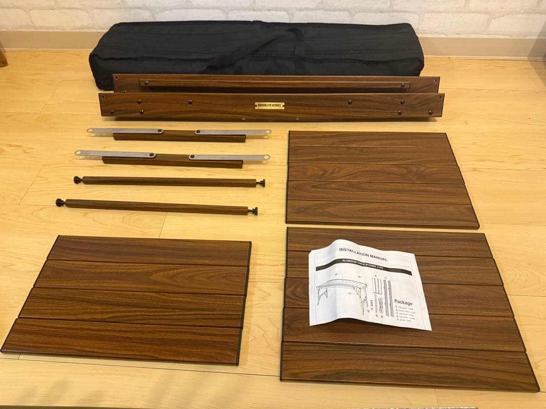 BROOKLYN WORKS 木製調 IGT規格　 アウトドアテーブル