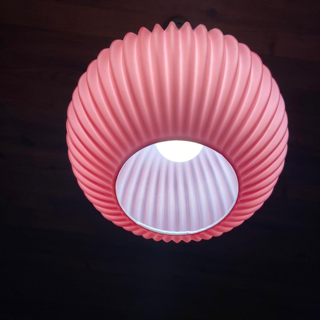 昭和レトロ　70’sペンダントライト　ビンテージ照明