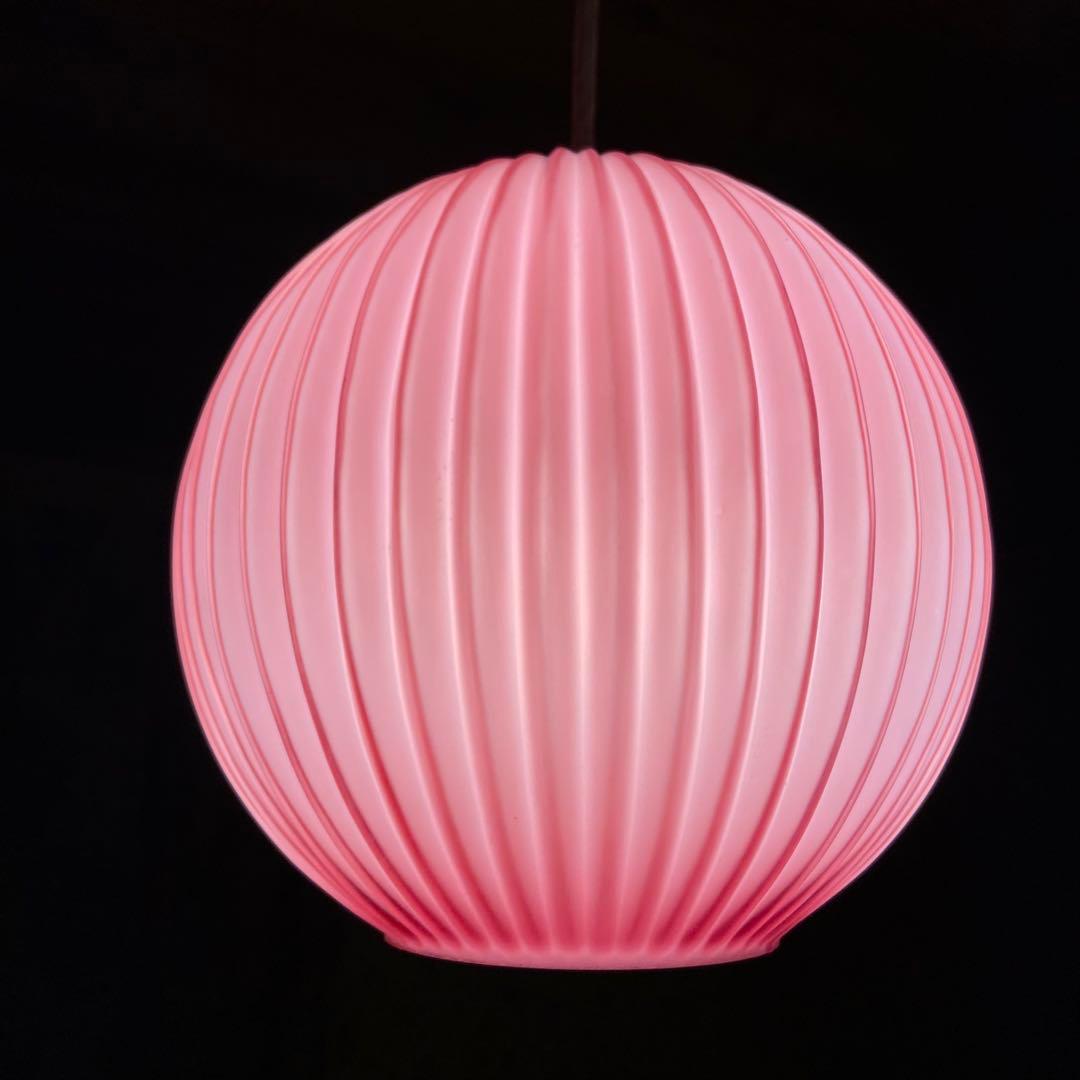 昭和レトロ　70’sペンダントライト　ビンテージ照明