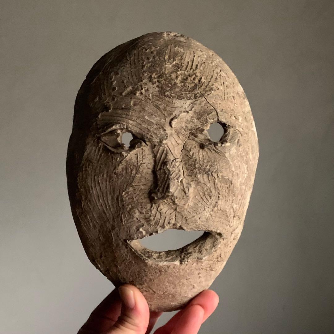 熊谷幸治 さんの 人面土器 現代美術 仮面 アート