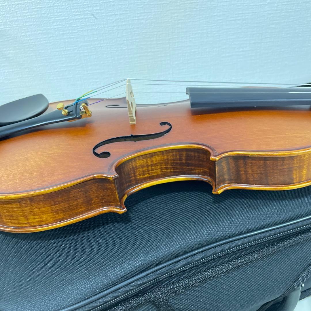 高級 バイオリン 4/4サイズ 虎目 弦楽器 ケース 弓付属