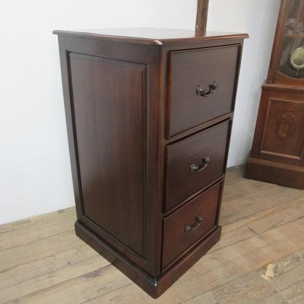 イギリス アンティーク 家具 ファイルキャビネット チェスト 英国 6147e