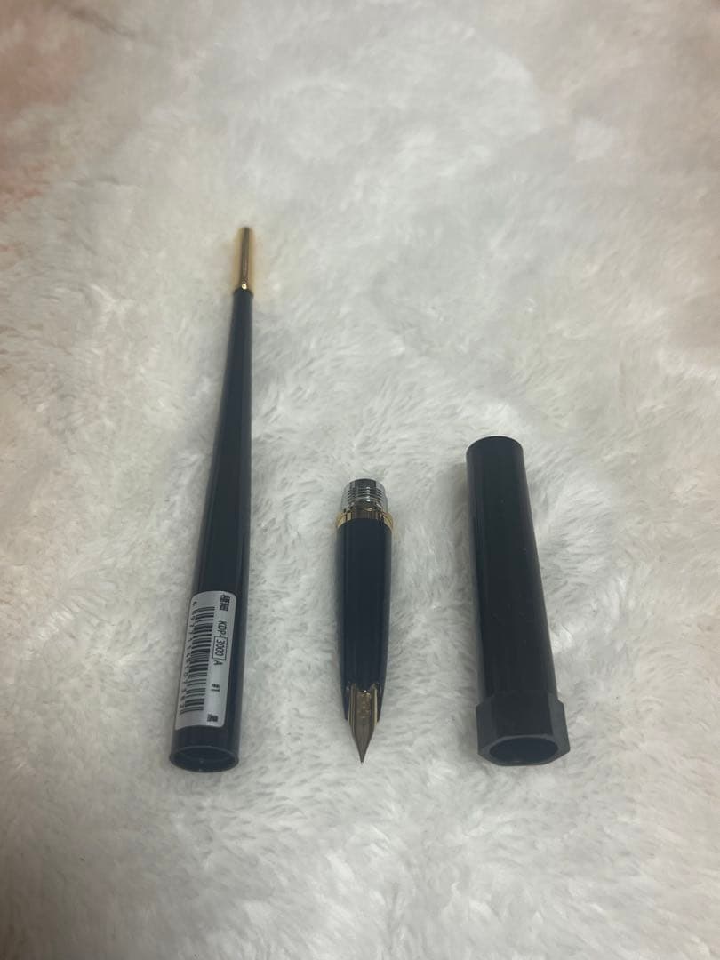 廃番 新品未使用 14金ペン先 プラチナ デスクペン 万年筆 字幅EF