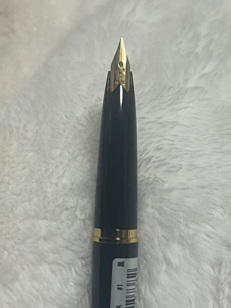 廃番 新品未使用 14金ペン先 プラチナ デスクペン 万年筆 字幅EF