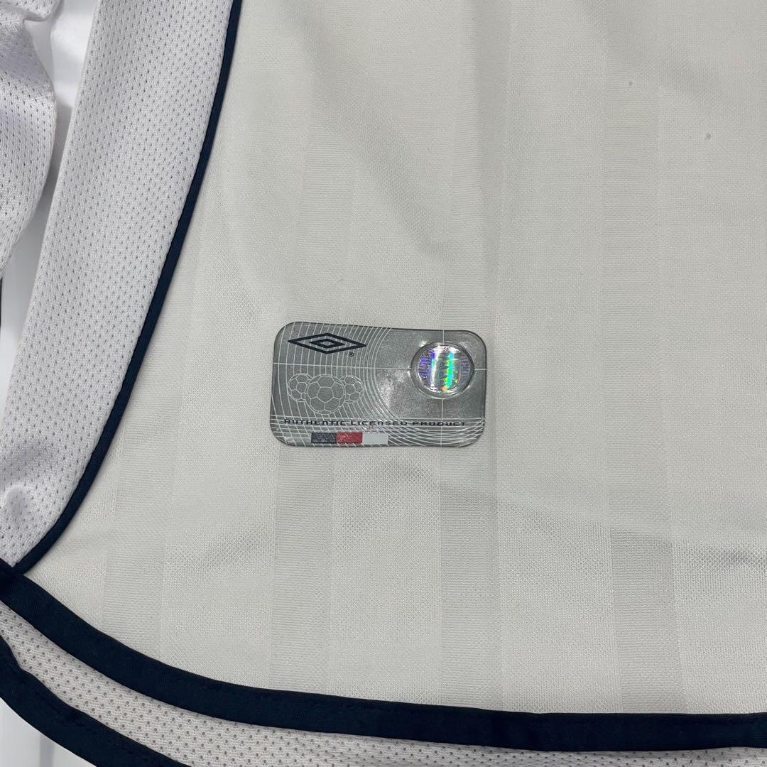 【良品】2002 イングランド代表 ホーム ユニフォーム #7 ベッカム