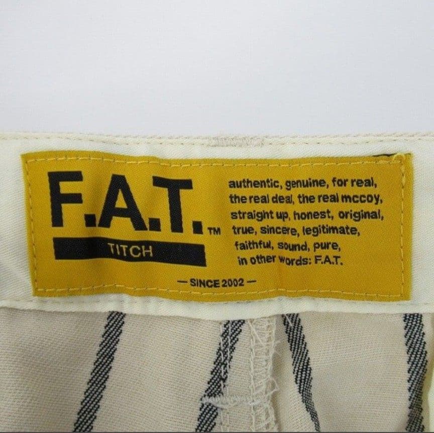 板*僧様 RED KAP×FAT/ THREEKAP/ストライプ パンツ/TIT