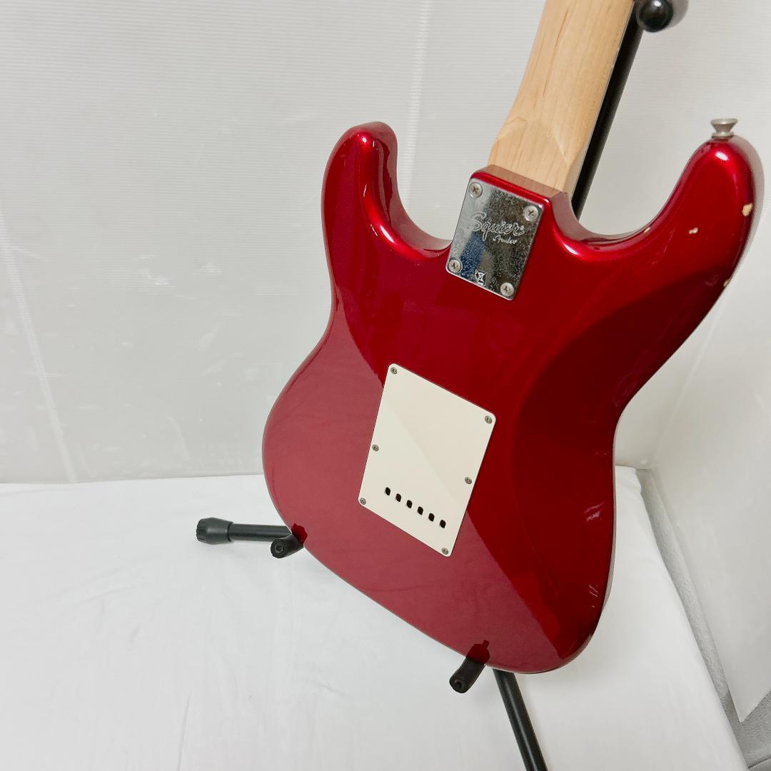 美品 Squier スクワイヤー ストラトキャスター Affinity 赤