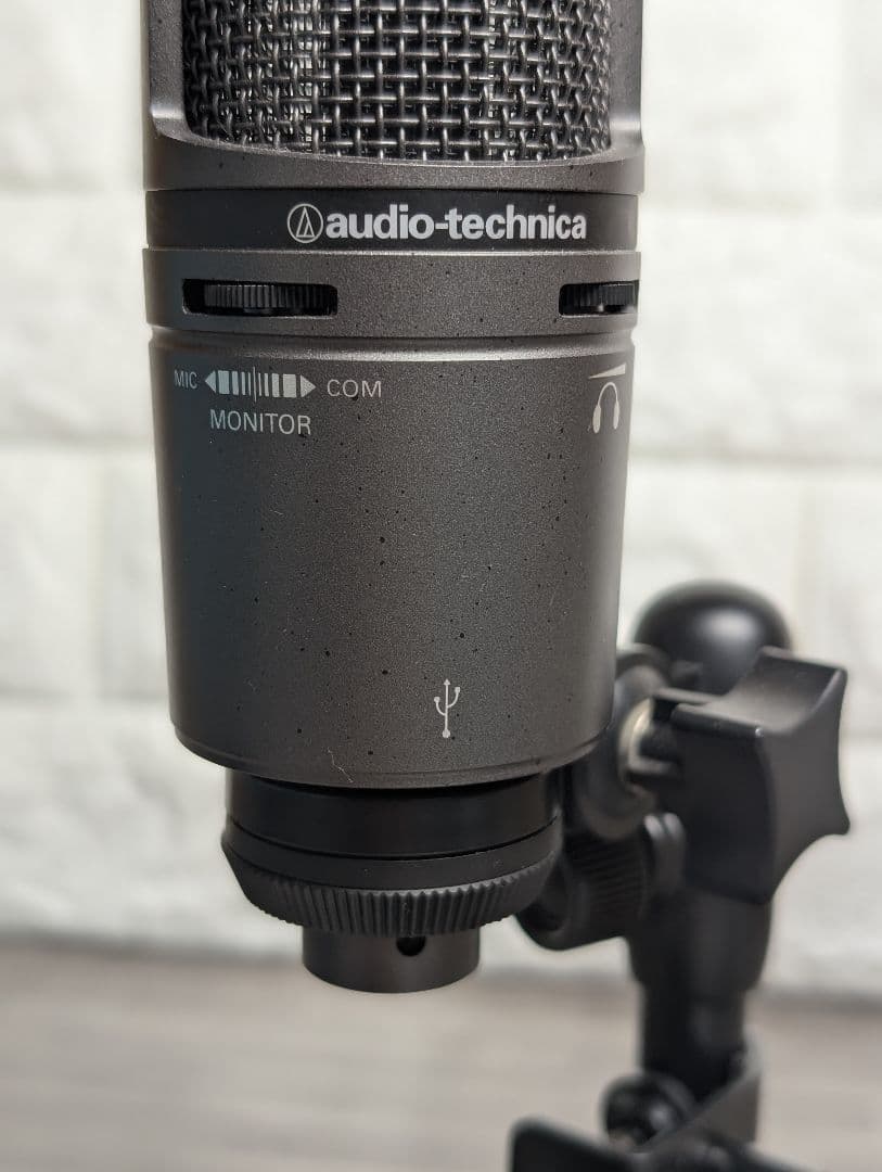 コンデンサーマイク audio-technica AT2020USB+