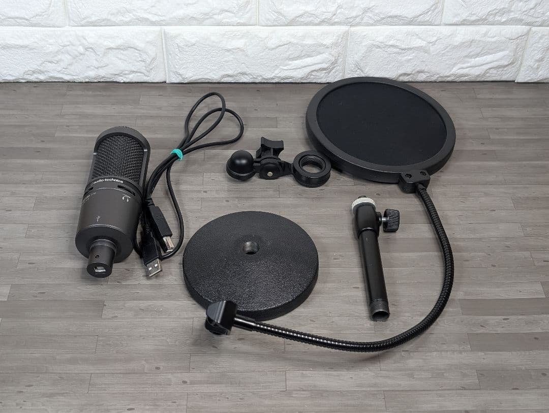 コンデンサーマイク audio-technica AT2020USB+