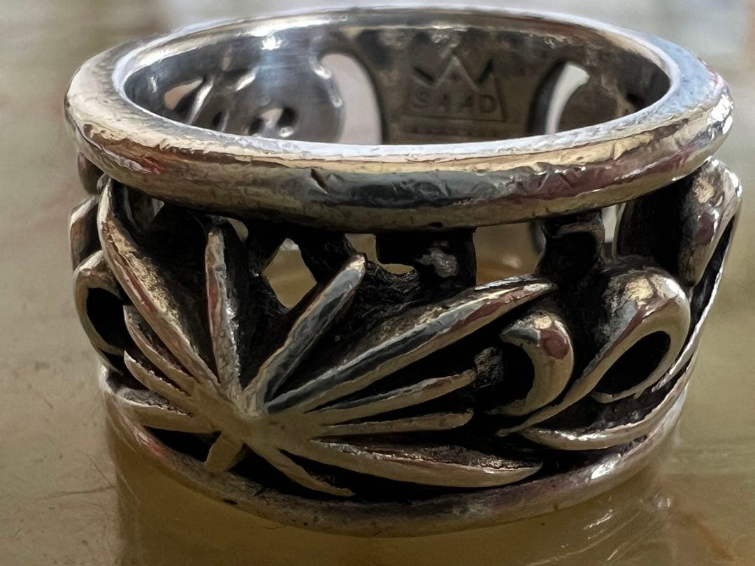 SAAD silver925 フローラルサンアラベスク　リング