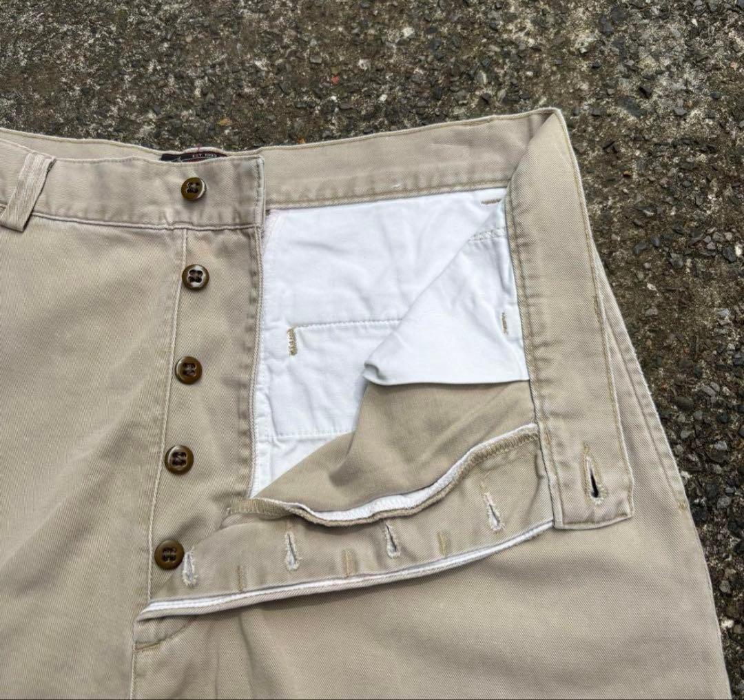 90s USA製 DOUBLE RL RRL チノパン 初期 三つ星 ポロカン