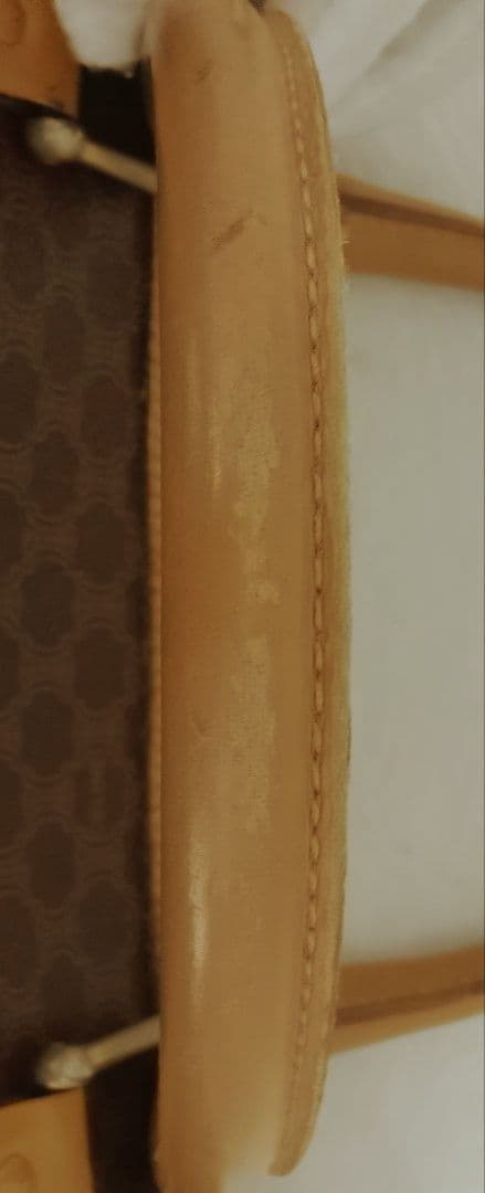 AQB12 セリーヌ マカダム ハンドバッグ トリオンフ ゴールド金具