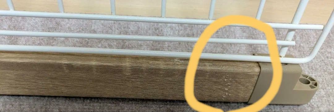 【にゃおりんこ】アイリスオーヤマ中型犬用ケージ　ライトナチュラル