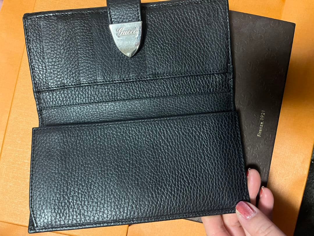 GUCCI ブラック 二つ折り財布セット割引有