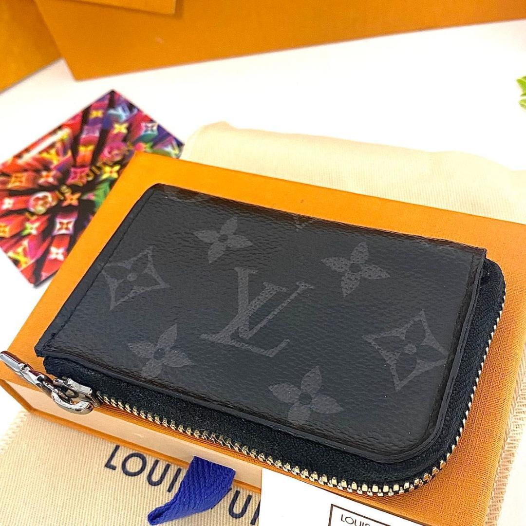 ルイ ヴィトン◎ポシェット クレ モノグラム エクリプス 小銭入れ ケース
