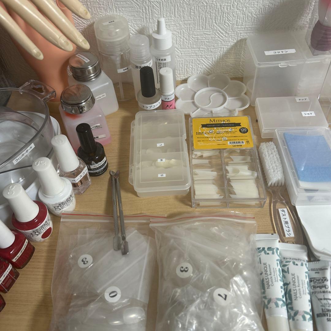 ネイリスト用品セット　2級まで取得可能